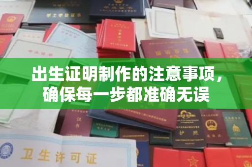 清涧出生证明制作的注意事项，确保每一步都准确无误